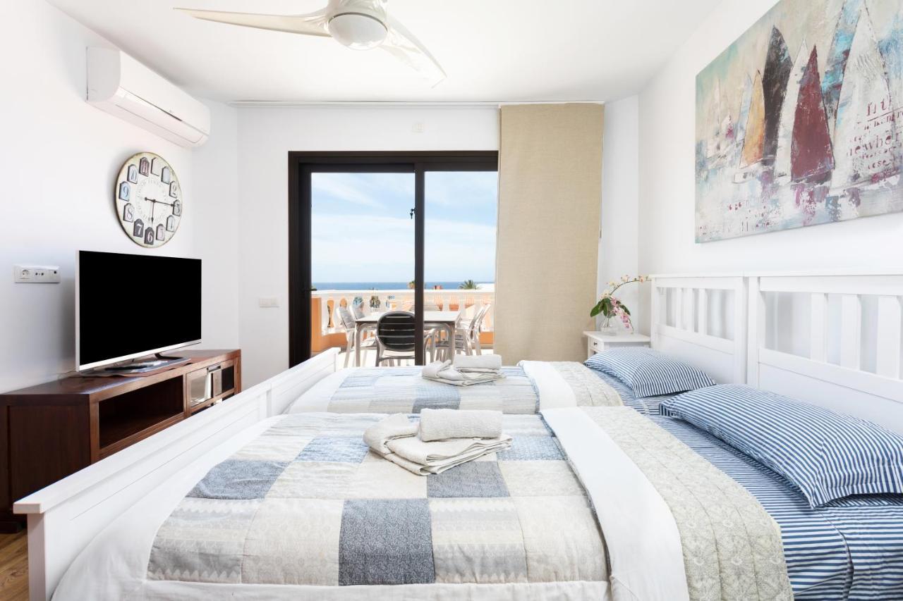 Exclusive Penthouse Playa Las Vistas 4 Close To The Sea And Beach, Aircondition For A Fee, Wifi, Terrace, Heated Pool Playa de las Americas  Exterior foto