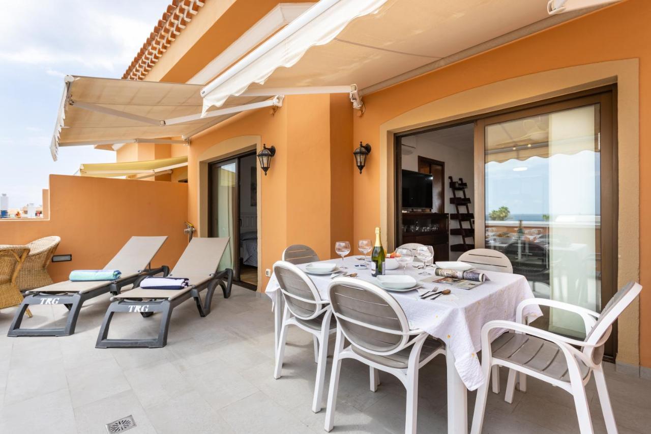 Exclusive Penthouse Playa Las Vistas 4 Close To The Sea And Beach, Aircondition For A Fee, Wifi, Terrace, Heated Pool Playa de las Americas  Exterior foto