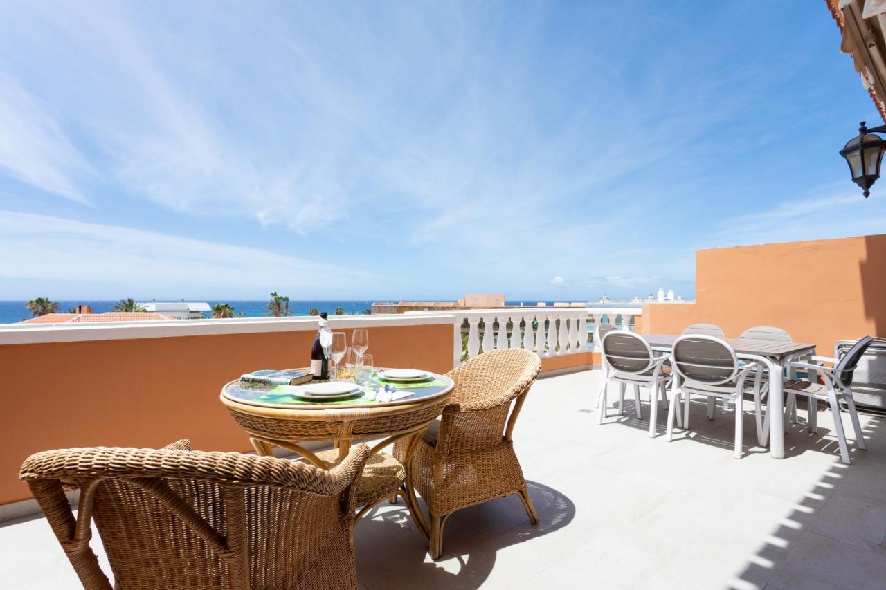 Exclusive Penthouse Playa Las Vistas 4 Close To The Sea And Beach, Aircondition For A Fee, Wifi, Terrace, Heated Pool Playa de las Americas  Exterior foto