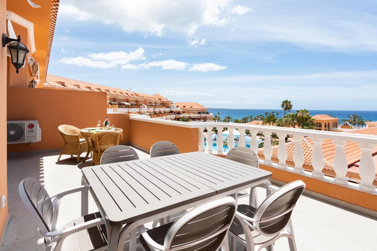 Exclusive Penthouse Playa Las Vistas 4 Close To The Sea And Beach, Aircondition For A Fee, Wifi, Terrace, Heated Pool Playa de las Americas  Exterior foto